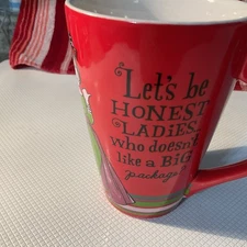 Hallmark Coffee Mug "Who Doesn't Like a Big Package?" Novelty Gift Box Cup