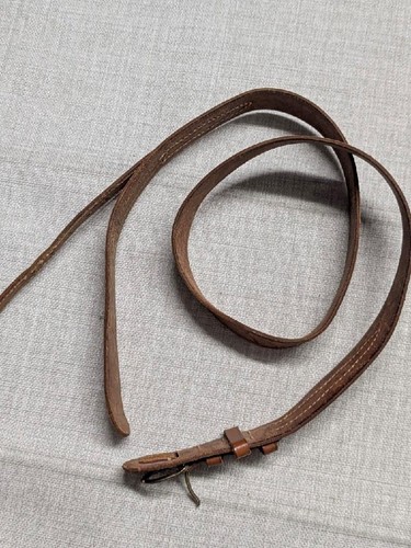 vintage TOOLED handcrafted WESTERN cowhide leather belt 38 brown COWBOY ranger - 第 10/14 張圖片