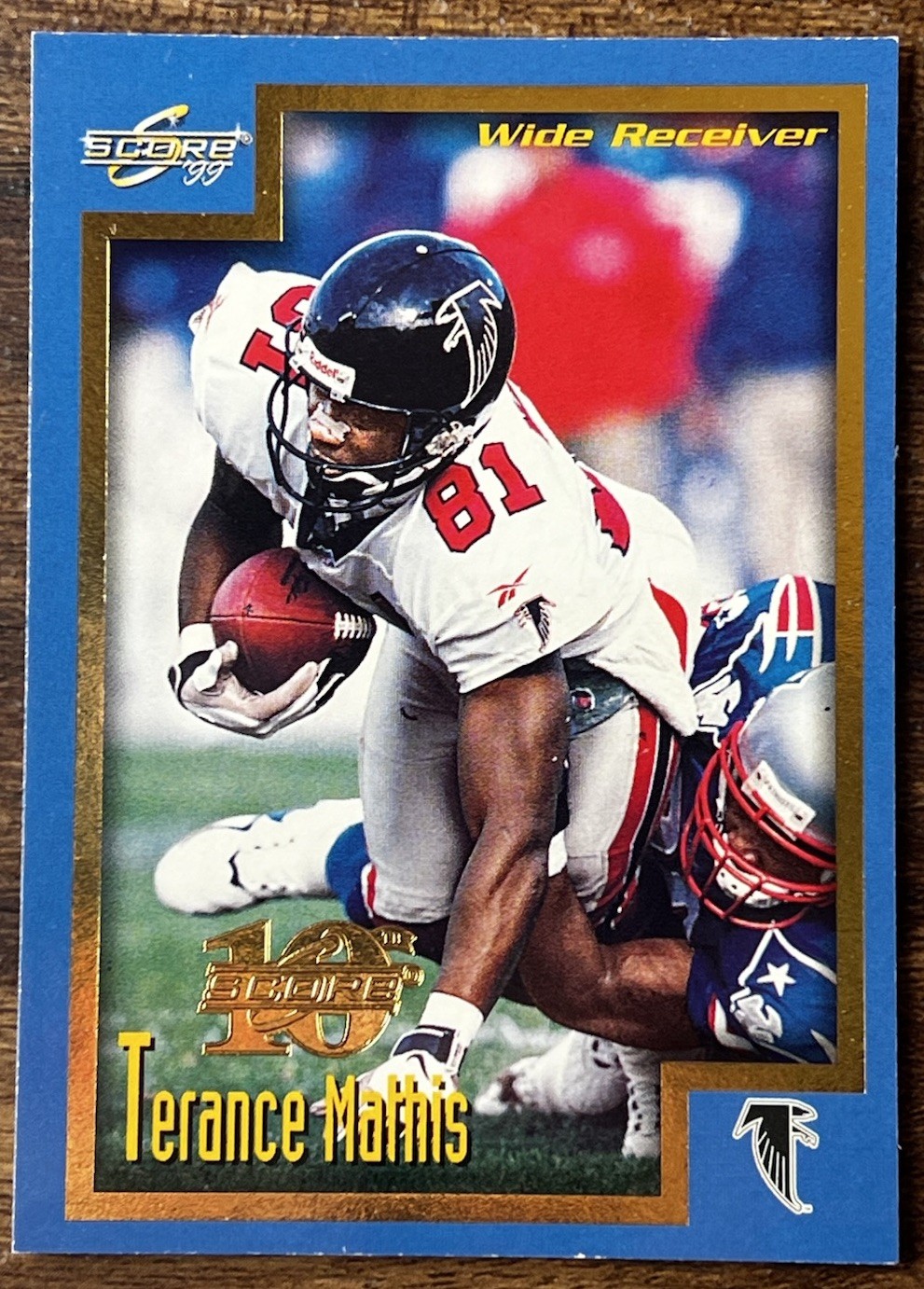 1999 Score 10th Anniversary Showcase Parallel #82 - Terance Mathis - #d /1989