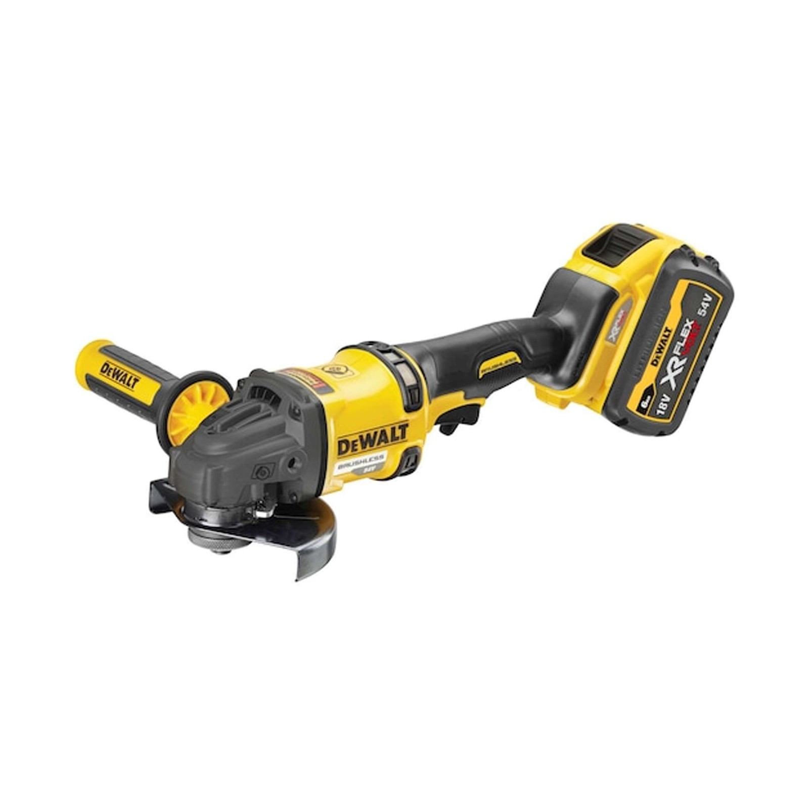Smerigliatrice angolare 125 mm 54V XR FLEXVOLT 2x6Ah  Dewalt DCG418T2-QW