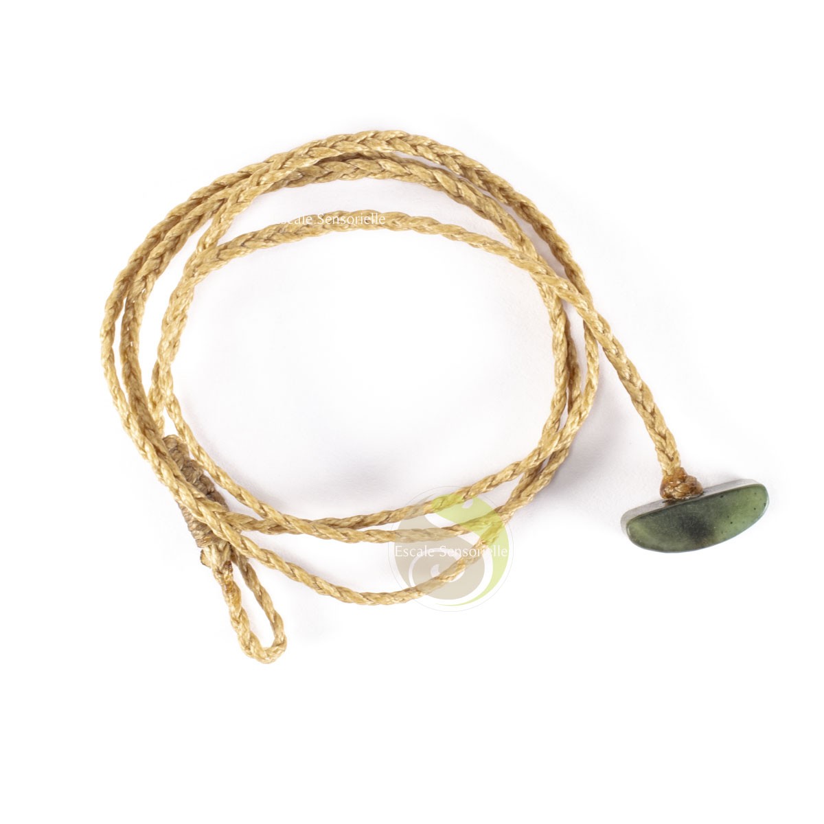 Cordon maori en fibre naturelle pour collier et bijou ethnique de Nouvelle-Zélande