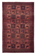 5'1" x 8'0" Traditional Vintage Hand Knotted Oriental Carpet Wool Area Rug