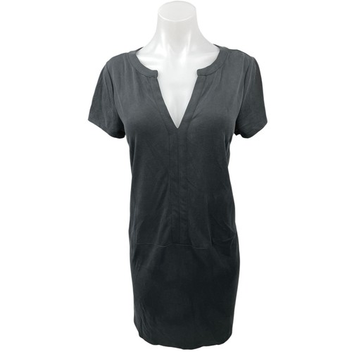 NEW Tahari Women's Black V Neck Career Short Sleeve Mini Shift Dress Size S
