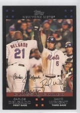 2007 Topps Classic Combo Red Back Carlos Delgado David Wright #328 0b5