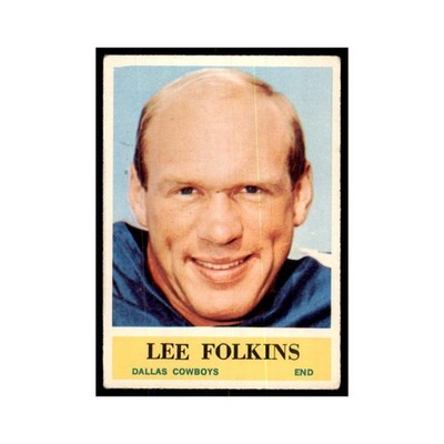 1964 Philadelphia Lee Folkins Football Cards #46