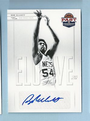 BOB ELLIOTT 2011/12 PANINI PAST PRESENT ELUSIVE SIGNATURES AUTOGRAPH AUTO