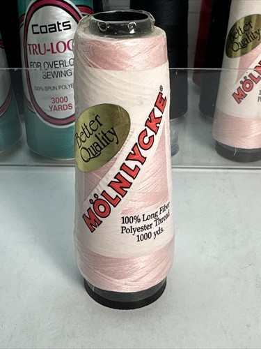 Lot of Coats Tru-Lock Overlock Sewing Thread 3000 Yards And Molnlycke 1000 Yards - Picture 3 of 7