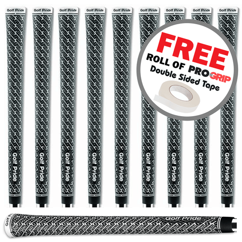 GOLF PRIDE Z GRIP CORD MIDSIZE GOLF GRIPS X 9 +FREE ROLL OF GRIP TAPE