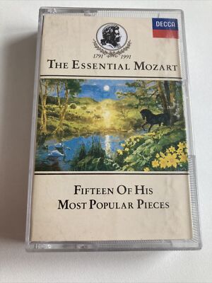 The Essential Mozart - Fifteen Of His Most Popular Pieces - Cassette new