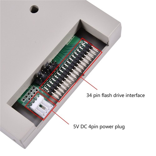 1x 720KB 34 Pin USB Floppy Drive Emulator for Yamaha Korg Roland Electric Organ - Afbeelding 3 van 11