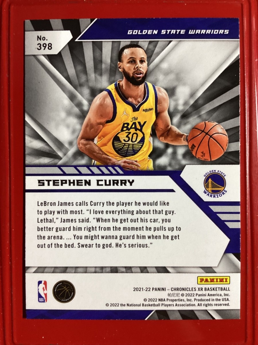 STEPHEN CURRY 2021-22 Panini XR # 398 WARRIORS | eBay