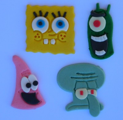 12 Edible Spongebob Patrick Squidward Plankton Cake ...