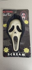 Vintage 1997 Scream Ghost Face Bleeding movie Halloween Mask Horror New In Box