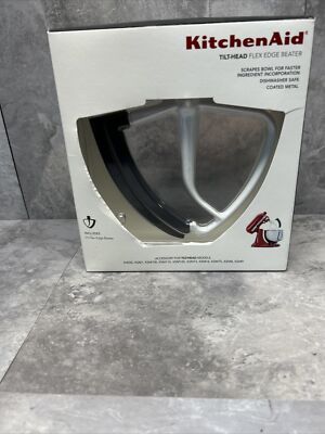 Kitchenaid Kfe5t Tilt-head Flex Edge Beater, Plateada | Cuotas sin interés