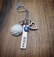 Volleyball Necklace, Girls Volleyball Gift, Volleyball Jewelry