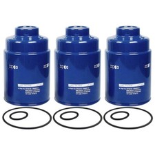 3x 6.6l Diesel Fuel Filter For 2001-2016 Chevy Gmc Replace Tp3018 Tp3012 Duramax