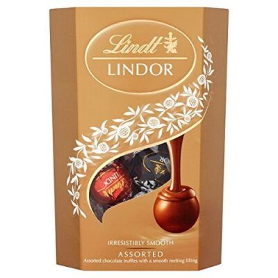 Lindt Lindor Assorted 200G (Pack Of 8)