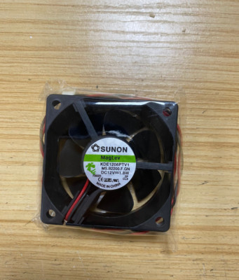 for SUNON KDE1206PTV1 fan DC12V 1.8W 60*60*25mm 2pin @24