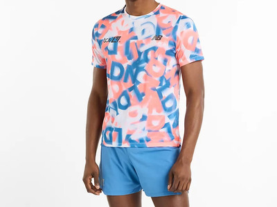 New Balance London Edition Printed Athletics T-Shirt MULTI COLORS JAPAN F/S