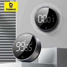 Baseus Magnetic Kitchen Timer Digital Timer Manual Countdown Alarm Clock