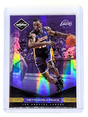 2011-12 Limited Gold Spotlight #2 Metta World Peace /25 Los Angeles Lakers