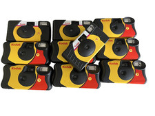 Kodak Disposable Camera Shells with Flash - lot of 10