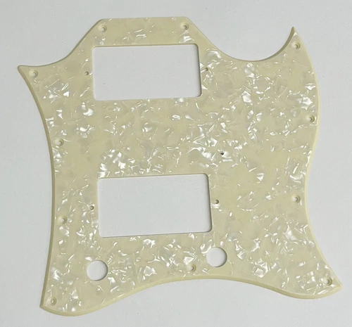 For Gibson SG Standard Full Face Guitar Pickguard Scratch Plate,Cream Pearl