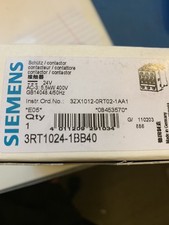NEW Siemens 3RT1024-1BB40 Contactor 3 pole 24VDC  NIB