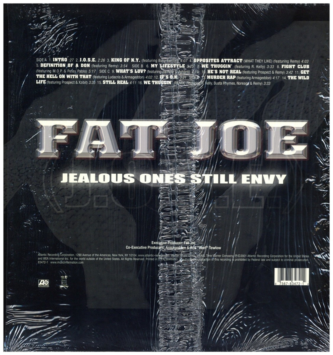 洋楽 Fat Joe / J.O.S.E US Original 2LP Fat Joe - Jealous Ones Still Envy (J.O.S.E.) '01 2xLP US ORG!EX+/