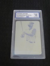 2018 Leaf Special Release Shohei Ohtani Rookie 1/1 Yellow Printing Plate