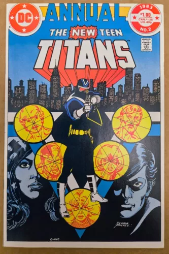 NEW TEEN TITANS ANNUAL #2 NM- DC Comics 1983 1st Vigilante / Cheshire