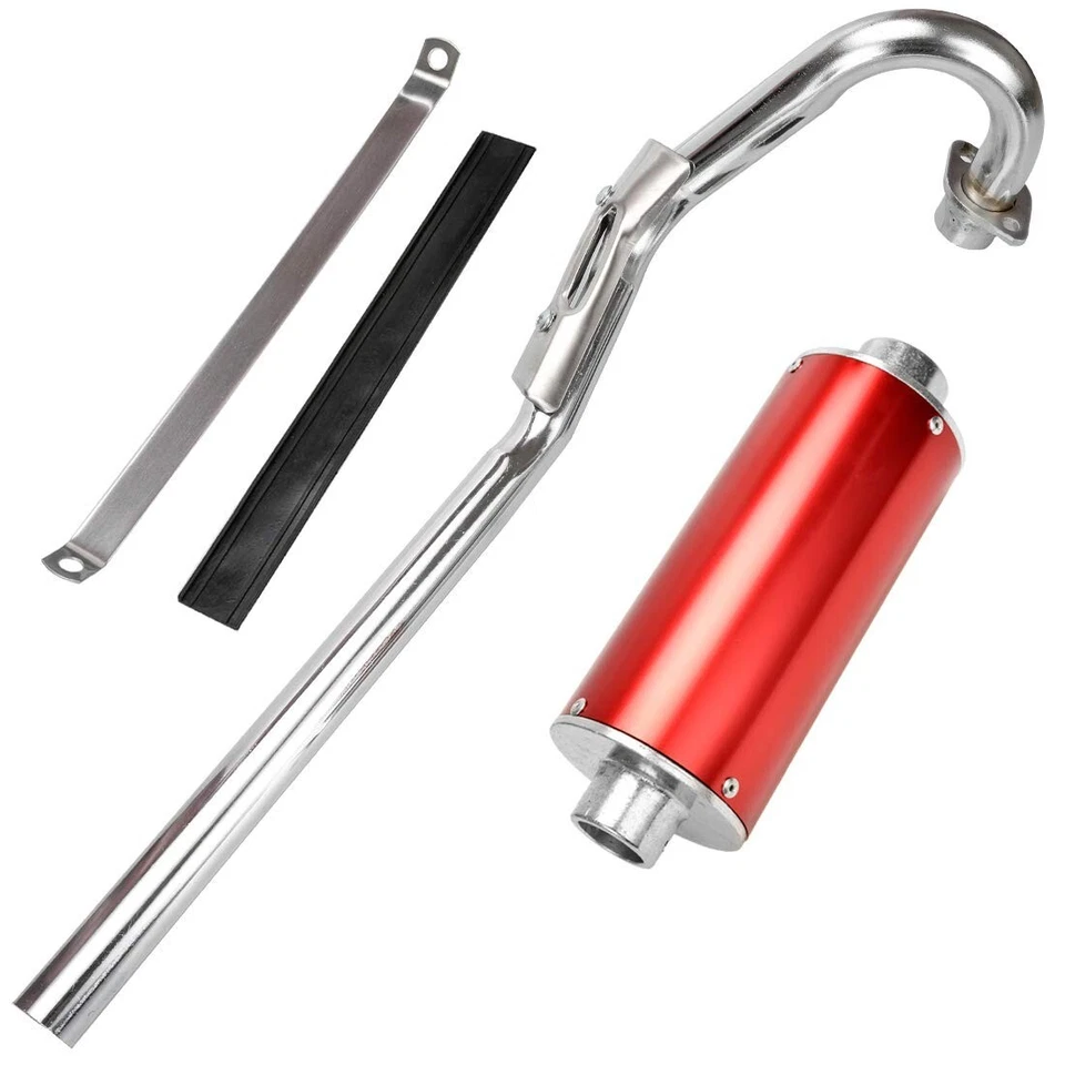 Conjunto de tubo silenciador de escape silenciador para XR50 CRF50 70cc 110cc 125cc SDG SSR Foto 4 de 4