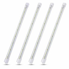 4Pcs 12 12/24V Car Interior LED Light Bar Tub...