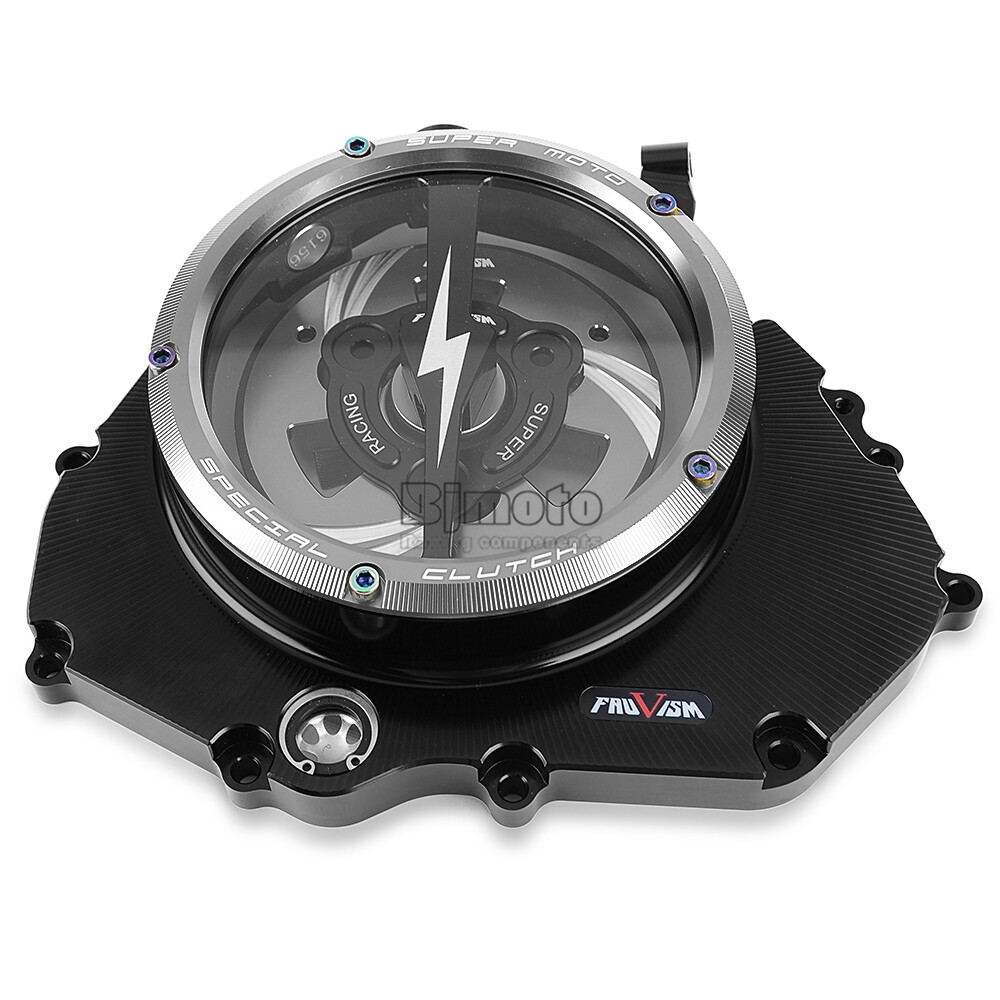 For Kawasaki 2018-2023 Ninja400 Z400 Clear Clutch Cover