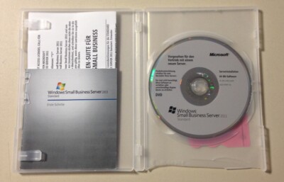 MS Small Business Server 2011 STD OEM Vollversion deutsch inkl.5Clients