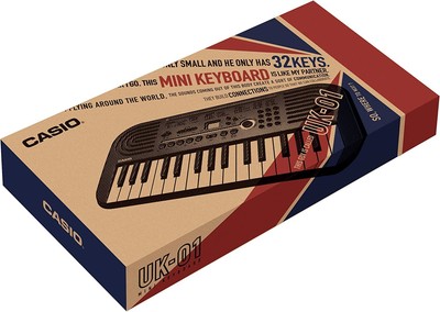 CASIO UK-01 Mini Keyboard Electronic Keyboard 32 Key Fast CASIO UK-01 Mini Keyboard Electronic Keyboard 32 Key Fast