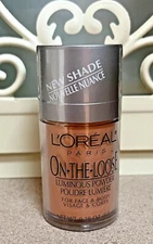 L'Oreal ON THE LOOSE Luminous Powder Face & Body Blush Highlight SUN DUST .28 oz