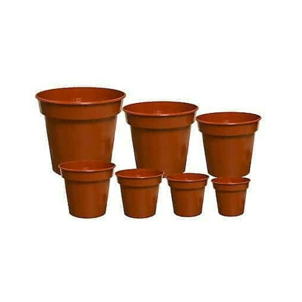 Fine Garden Nursery Terracotta Plastic Plant Pots Indoor Outdoor Cultivation eBay