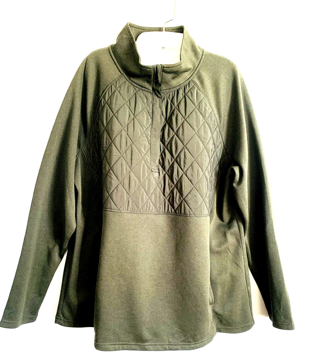 Avia Woman Active XXL Quilted 1/4 Zip Jacket Pullover… Gem