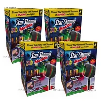 NEW STAR SHOWER MOTION LASER LIGHT SHOW PROJECTOR CHRISTMAS RED GREEN BulbHead