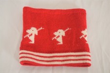 Vintage Snoopy Knit Neck Warmer Skiing Winter Peanuts Christmas Outdoor