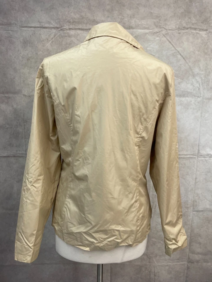 De Colección Cherokee Trench Jacket Mujer Beige Forrado Doble Pecho Prendas Exteriores Talla M Foto 3 de 4