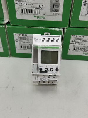 SCHNEIDER ELECTRIC CCT15851 PROGRAMMABLE TIME SWITCH DIGITAL ACTI9