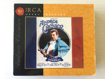 2 CD Box Andrea Chenier Oper Giordano Domingo Scotto Milnes