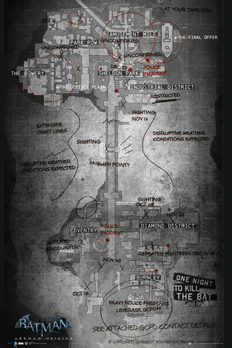 Batman: Arkham City iOS map app released