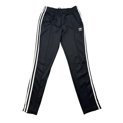 Adidas Track Pants Women S Black SST Slim Fit Trefoil Jogger Stripe Athleisure