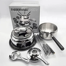 Farberware Commercial 19 Piece Stainless Steel Fondue Set
