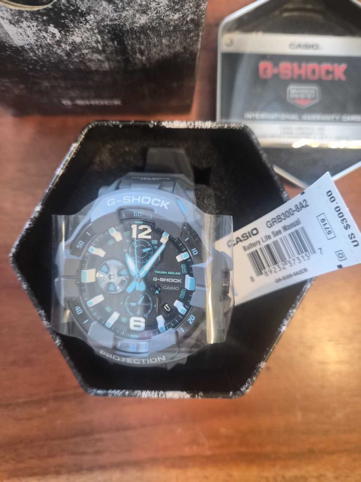 New Casio G-Shock Gravity Master Aviation Solar Resin Band Watch GRB300-8A2
