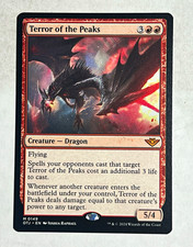 Wizards of the Coast Terror of the Peaks OTJ Regular Mythic Red Creature 0149 NM