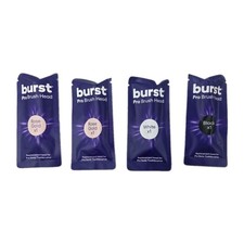 4pk BURST Genuine Replacement Heads for Pro Sonic Toothbrush Multicolors 